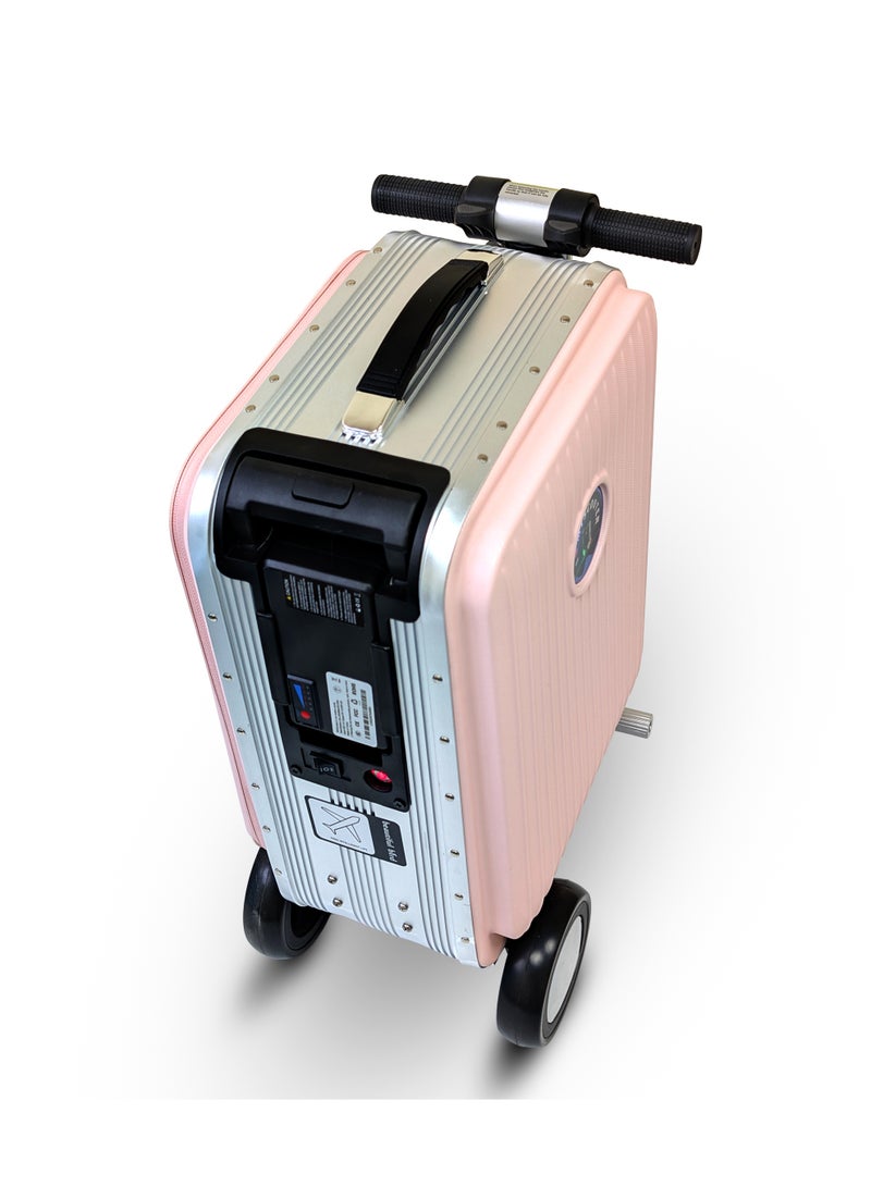 MYTOYS Luggage 20-Inch Rideable Suitcase, Electric Scooter Luggage Carry On Luggage with Removable Battery, TSA Lock,Load 110Kg Smart Riding Suitcase - Image 3