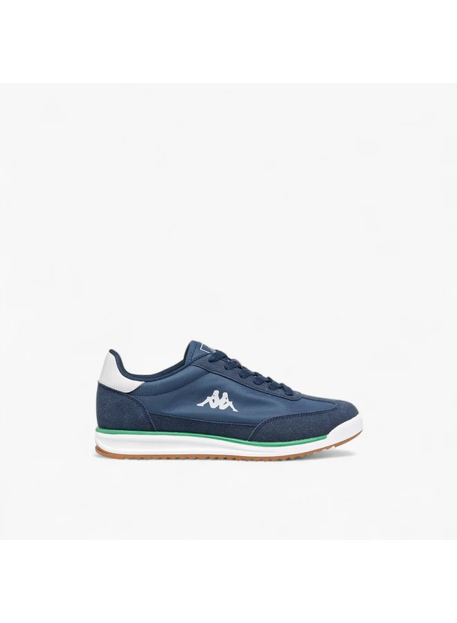 Kappa Men's Logo Print Lace-Up Sneakers