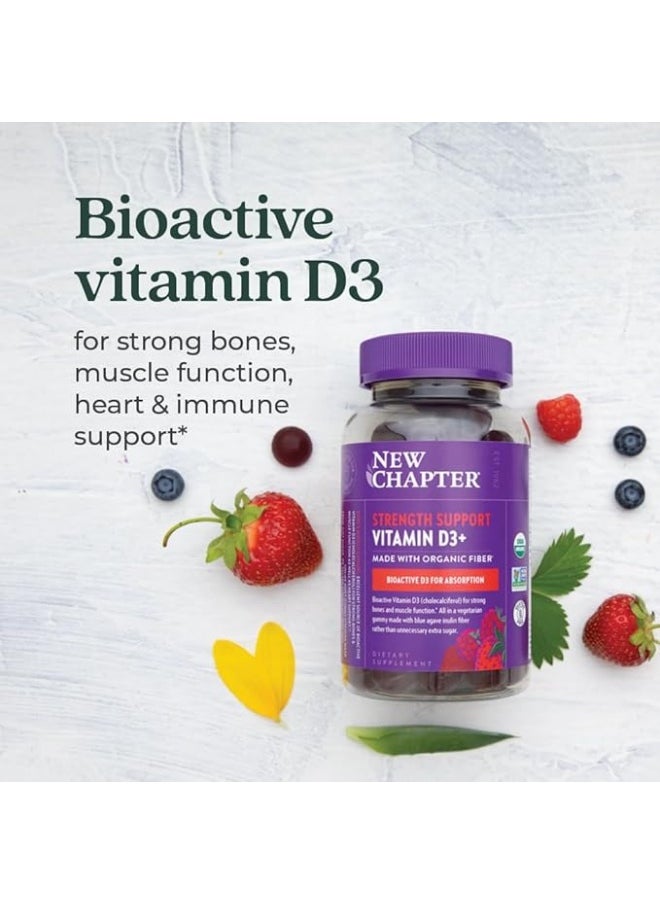 New Chapter Nc Strength Supp Vit D3+Gummy 60Ct#6217  - Image 3