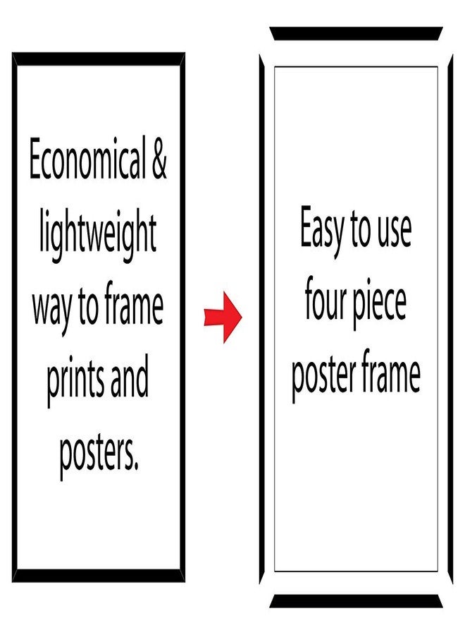 MCS 16x20 Inch Elite Poster Frame (2pk), White (65672) - Image 4