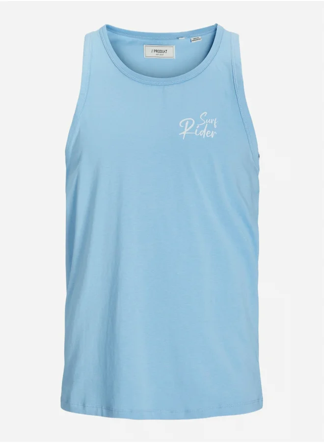 برودكت Produkt Graphic Print Round Neck Tank
