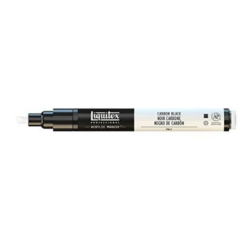 Liquitex Professional Fine Paint Marker, 8mm, Carbon Black - Image 2