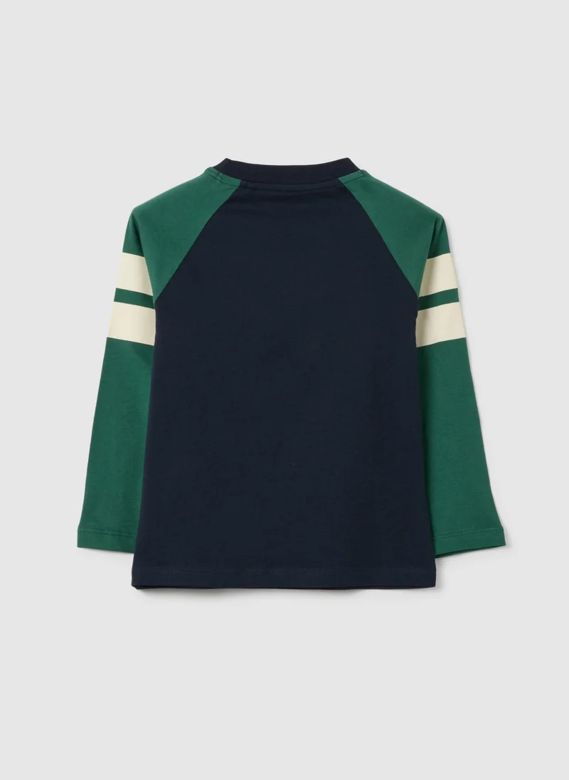 Ovs KIDS' MULTICOLOUR PURE COTTON REGULAR FIT TOP