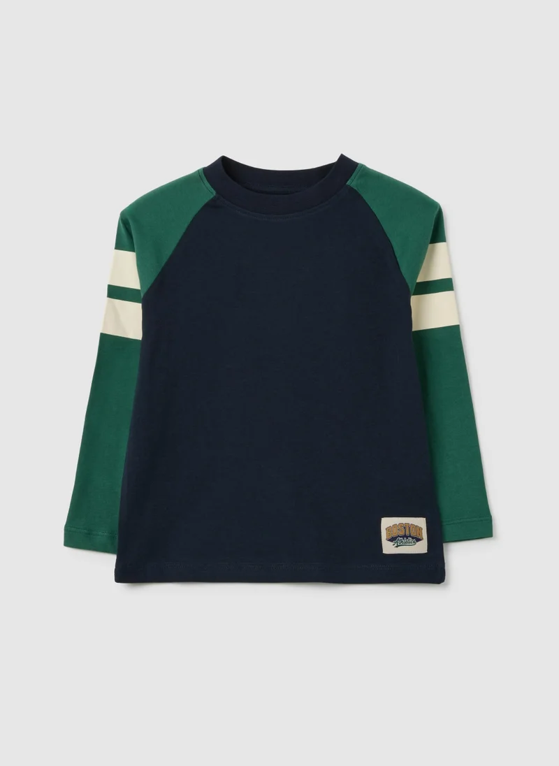 Ovs KIDS' MULTICOLOUR PURE COTTON REGULAR FIT TOP