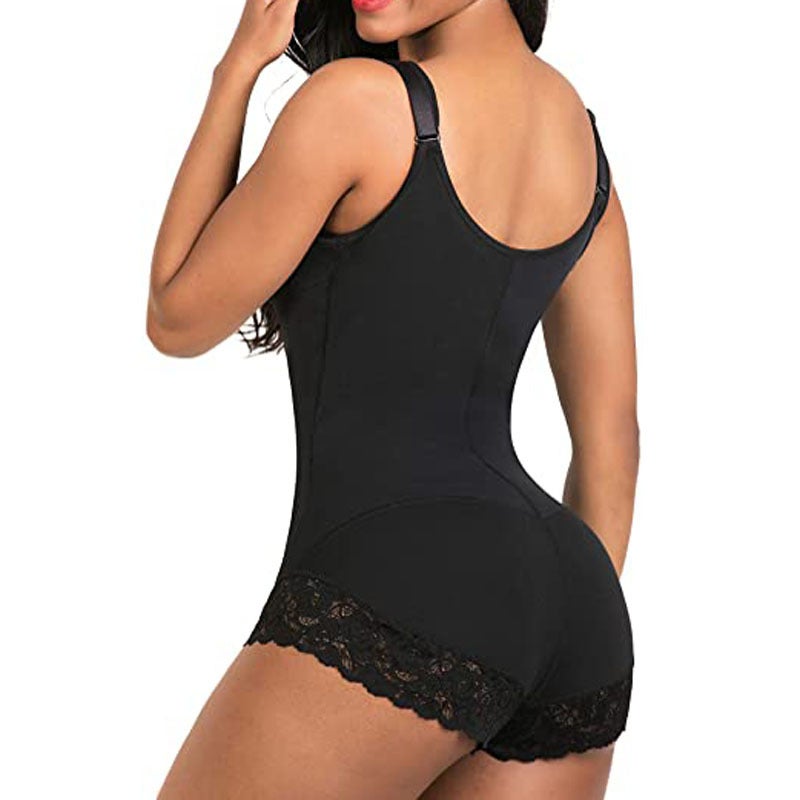 New One-Piece Corset, Tummy-Tightening Butt-Lifting Bodysuit, Body-Shaping Underwear, One-Piece Triangle Zipper Shapewear - Image 3