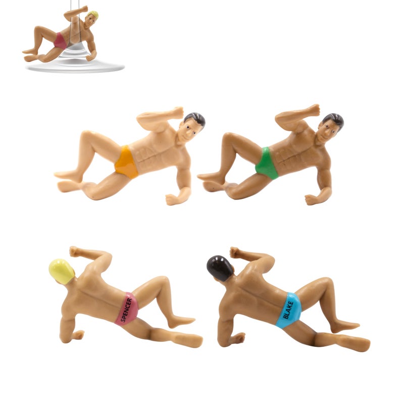 NPW Drink Charmers Drink Markers, Original Drinking Buddies & Drink Glass Charms for Parties - Bachelorette, Girls' Nights, Family Get Together & More, Novelty Gifts (4 Count) - Image 1