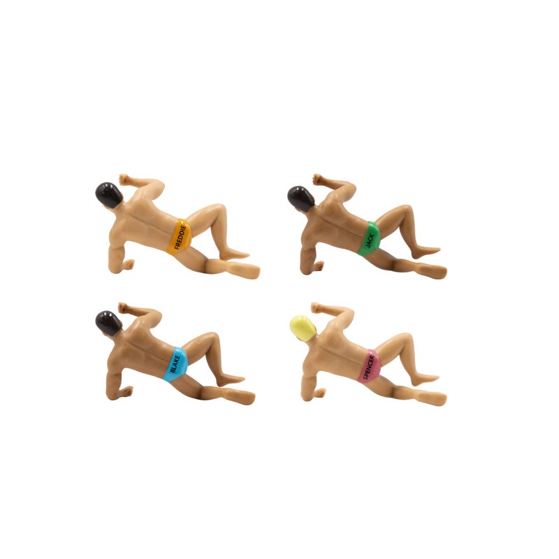 NPW Drink Charmers Drink Markers, Original Drinking Buddies & Drink Glass Charms for Parties - Bachelorette, Girls' Nights, Family Get Together & More, Novelty Gifts (4 Count) - Image 2