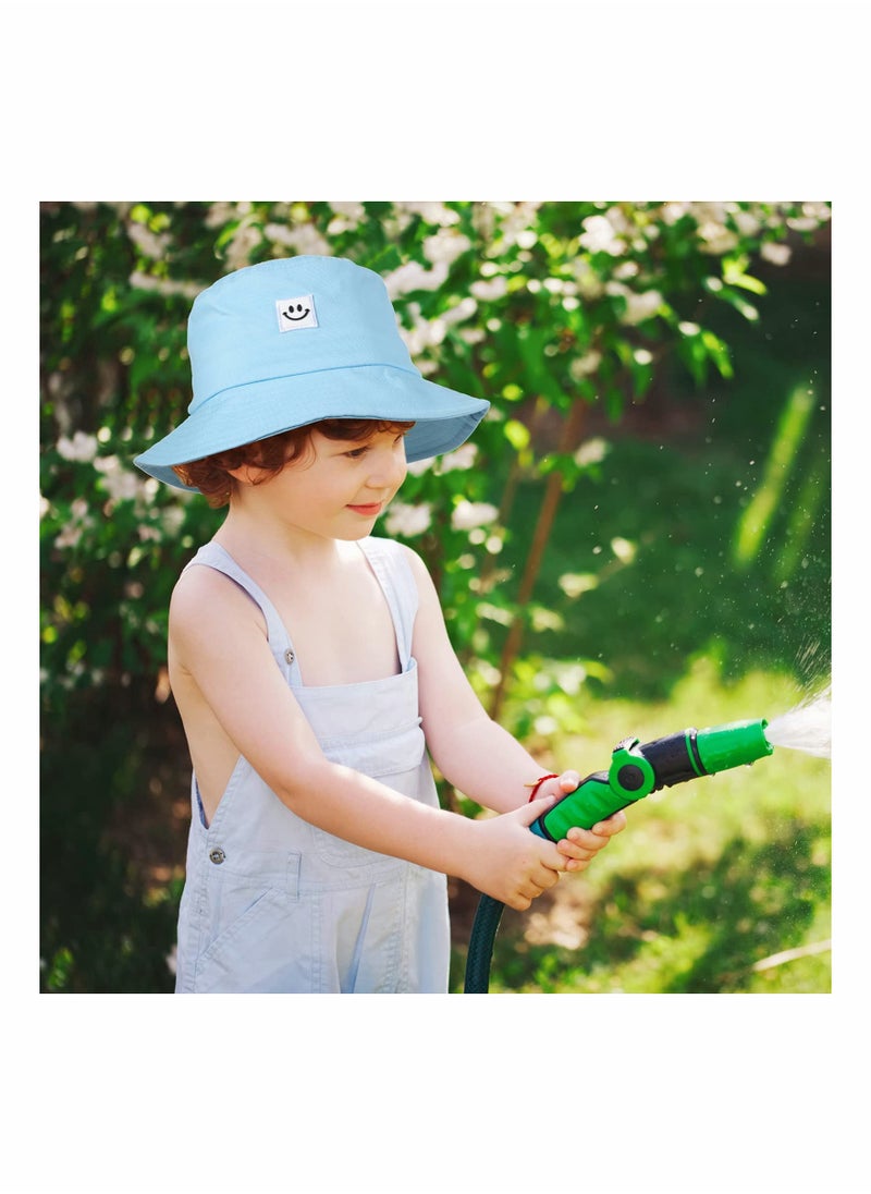 SYOSI - Bucket Hat Summer Travel Bucket Cap Beach Sun Hat Smile Visor for Women Men Teens (Smiling Face) - Image 1