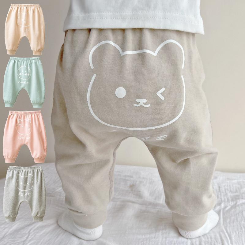 Baby Big Fart Pants Baby Men And Women Cotton Cartoon Pants Looser Pants Harlan Pants High Waist Pants Pp - Image 3