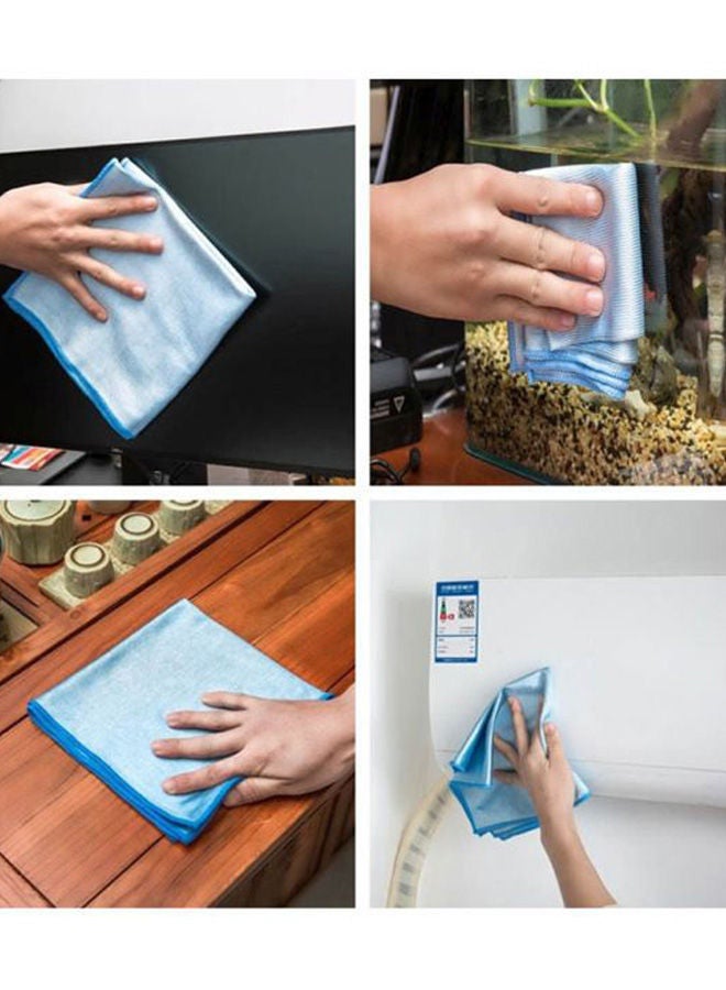 نيبمينينت منشفة تنظيف الأطباق من الميكروفيبر لون أزرق 30x30سم - Image 3