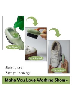Generic Multi-functional shoe brush with box Automatic multi-color liquid long-handled cleaning brush  - Image 2