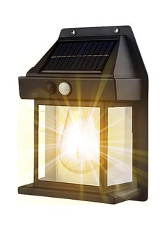 ELTRAZONE (1Pcs Updated Wireless Motion Solar Light Garden Wall Light 3 Modes Solar Light Outdoor Solar Light, Exterior Wall Mount Lighting for Patio Yard.  - Image 1