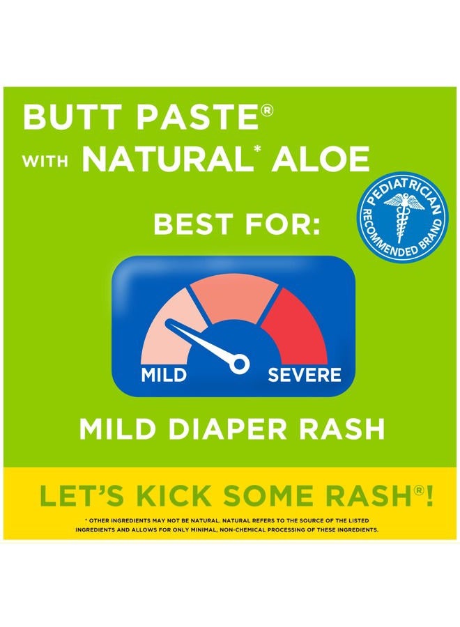 Boudreaux's Butt Paste with Natural* Aloe Diaper Rash Cream, Ointment for Baby, 4 oz Tube  - Image 2