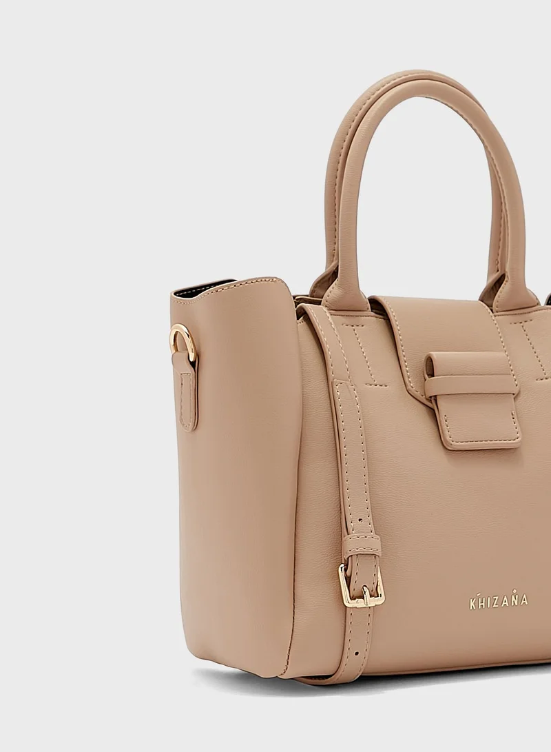 Khizana Cutout Edge Tote Bag