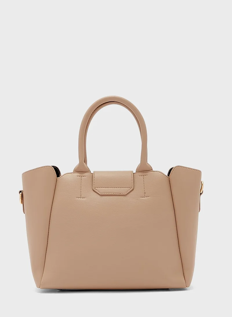 Khizana Cutout Edge Tote Bag
