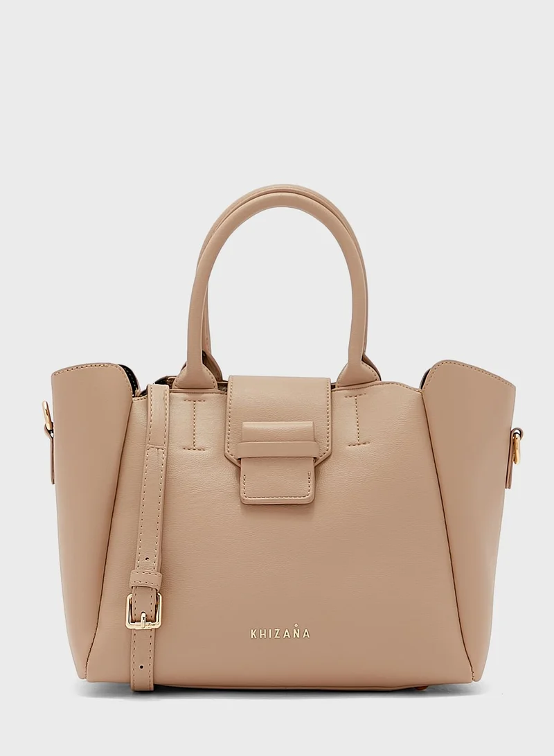 Khizana Cutout Edge Tote Bag