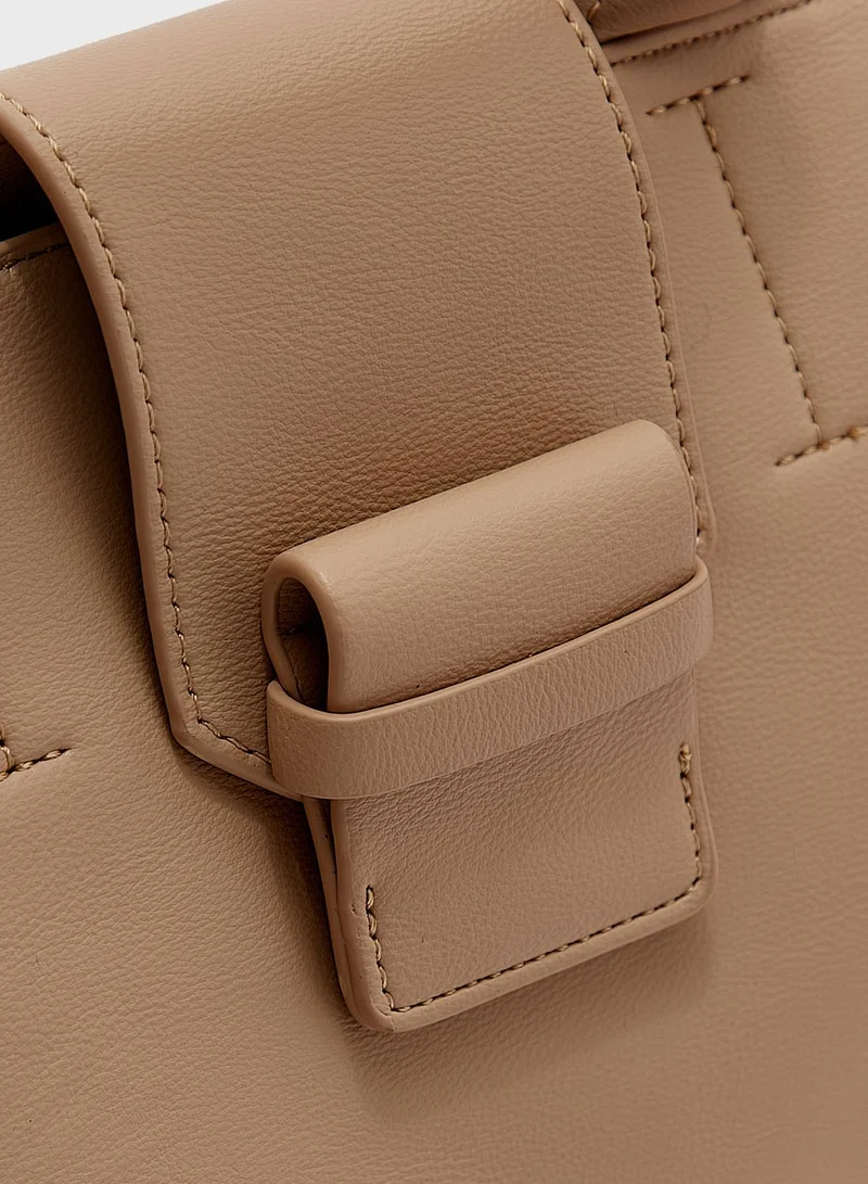 Khizana Cutout Edge Tote Bag