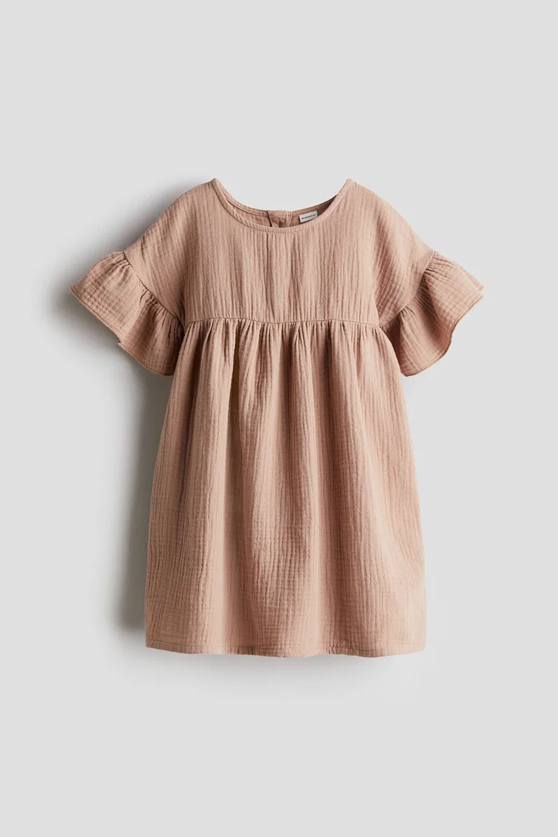 H&M Cotton muslin dress
