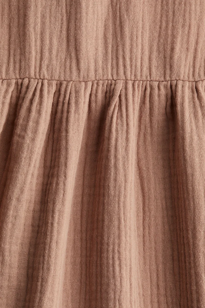 H&M Cotton muslin dress