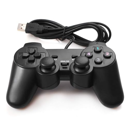 Baigeda USB Wired Game Controller for Windows PC/Raspberry Pi Remote Controller Gamepad Gaming Joystick Dual Vibration Joypad for Laptop Desktop Computer(Windows 11/10/8/7) & Steam/Roblox/RetroPie/RecalBox - Image 1