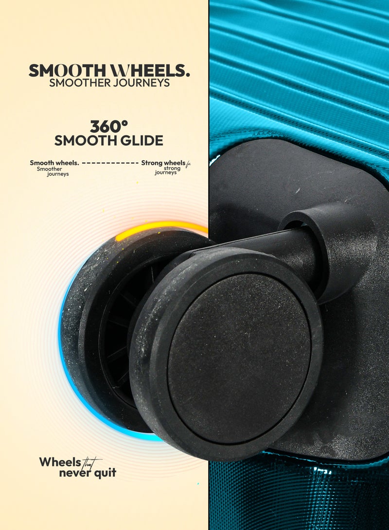 STARLIFE Suitcase Set of 4 PCS ABS Hardside Travel Luggage Bag - Image 5