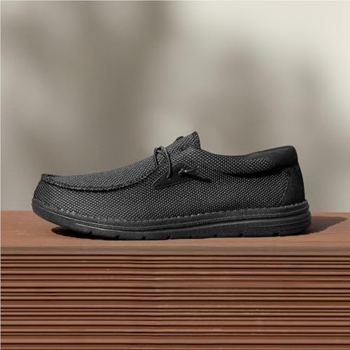 Bruno Marc Men's Casual Slip-on Loafers Stretch Shoes,Size 11,Black,BLS211 - Image 3