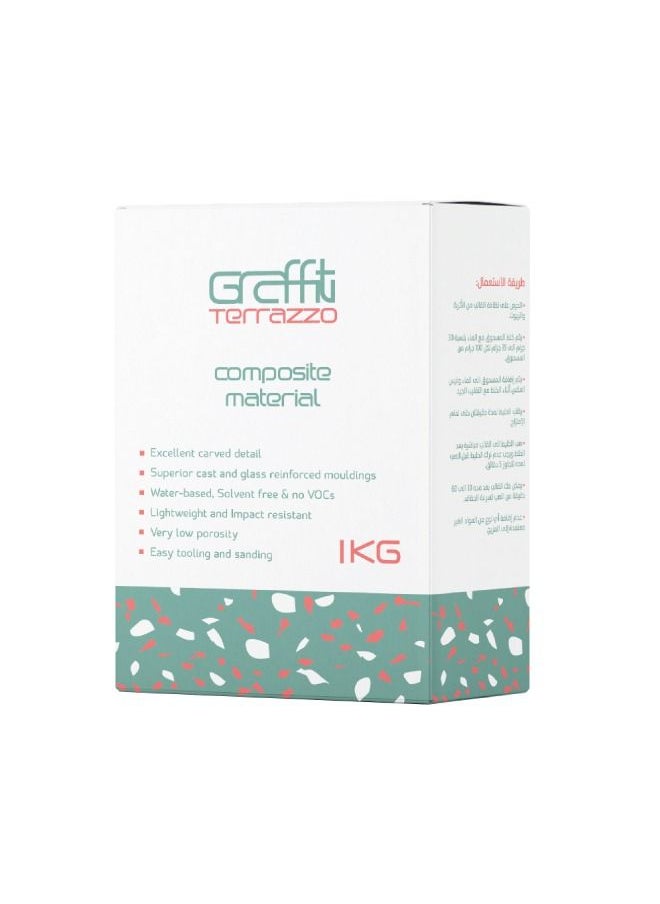 Graffiti Resin Graffiti Terrazzo Composite Material 1 kg  - Image 1