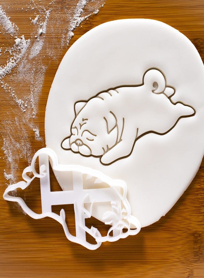 Bakerlogy Sleepy Pug cookie cutter, 1 piece - Bakerlogy - Image 2