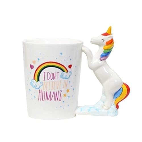 NYRWANA Coffee Mug, Birthday Gift for Girls and Boys, Ceramic Coffee Mug, Unicorn Coffee Mug, Rakhi Gift for Brother & Sister (450 ml) - Image 1