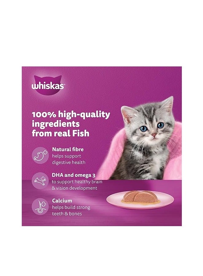 ويسكاس غذاء للقطط الصغيرة بالتونا من ويسكاس، لون ارجواني، 24قطعة، وزن 80 جرام - Image 3