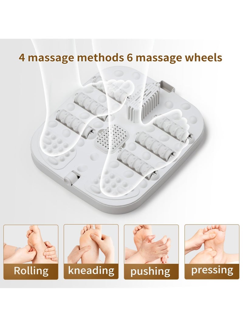 Collapsible Foot Spa with Heat, Touchscreen, Foldable Foot Bath Massager with Temperature Control, Foot Massage Rollers, Pedicure Spa for Home, Office, Relaxation, Gift for Men & Women - Image 2