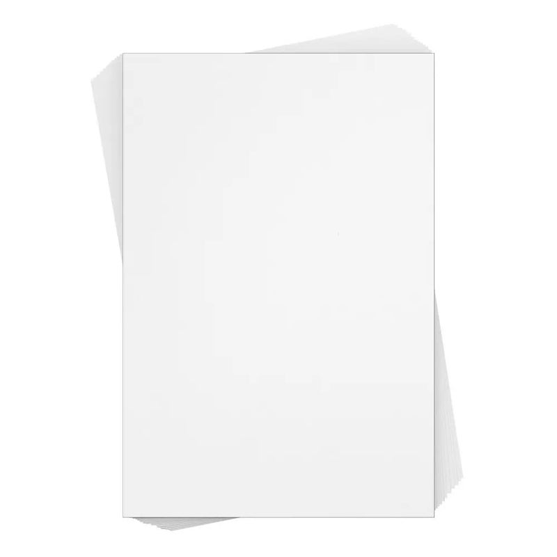 Reskid White Thick Paper Cardstock 80 lb Card Stock 216 gsm 85 x 11 inch 50 Sheets Heavyweight Cover Stock for Business Cards Art Invitations Stationery Printing 80lb