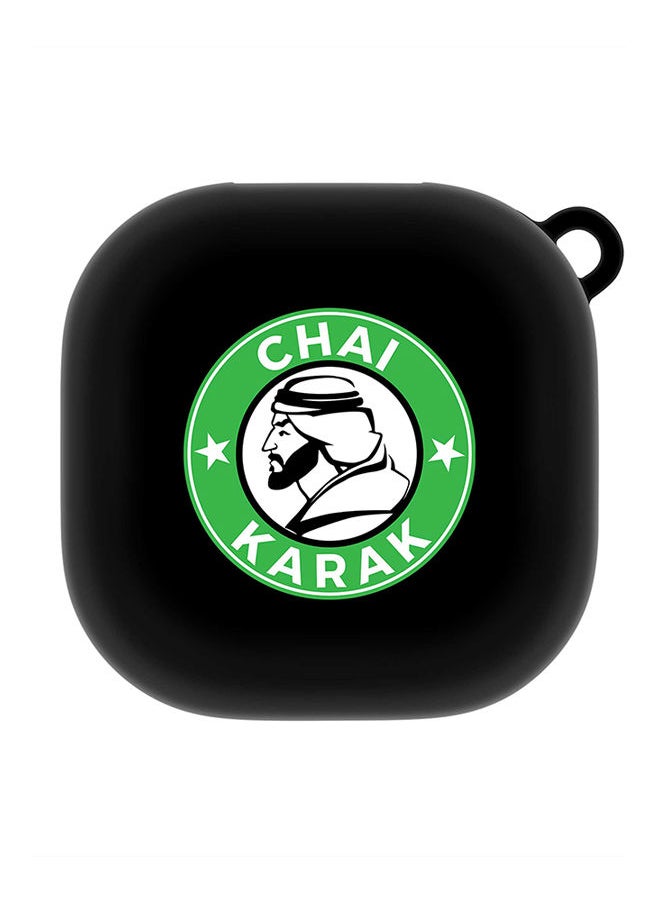 Stylizedd - StylePods Custom Case Samsung Galaxy Buds Pro (2021) / Buds Live Case With Anti-Lost Keychain - Chai Karak - Image 1