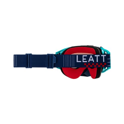 LEATT نظارات ليأت فيلوسيتي 5.5 SNX للبالغين (أحمر/أزرق مع عدسة وردية) - Image 3