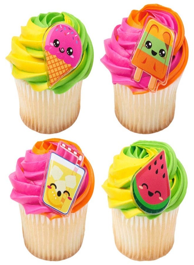 DecoPac Cool Summer Treats Cupcake Rings - 24 pc - Image 3