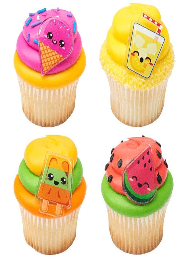 DecoPac Cool Summer Treats Cupcake Rings - 24 pc - Image 2