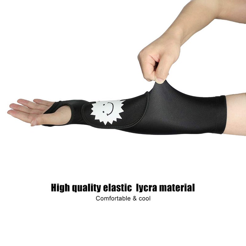 Luwint Youth Volleyball Arm Sleeves - Long Passing Forearm Sleeves for Women Girls with Protection Pad and Thumbhole 1 Pair - Image 2