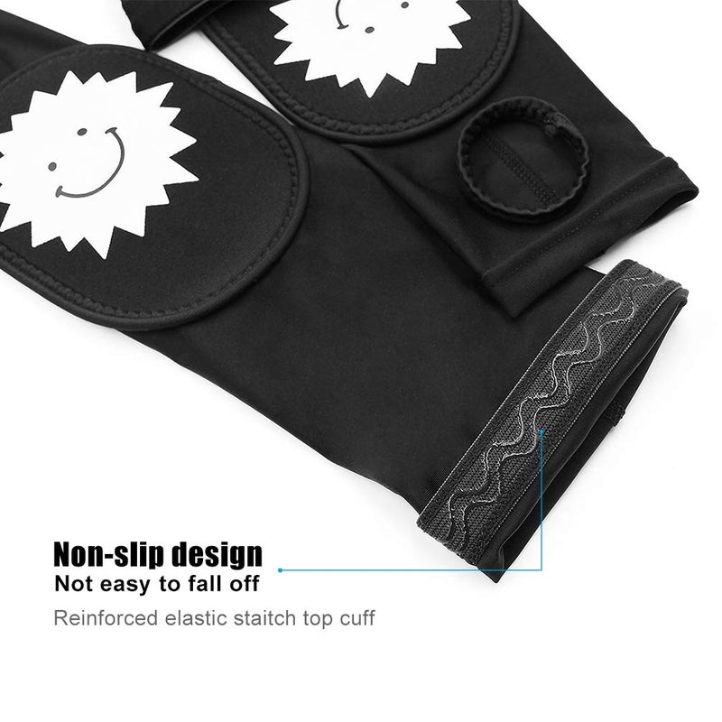 Luwint Youth Volleyball Arm Sleeves - Long Passing Forearm Sleeves for Women Girls with Protection Pad and Thumbhole 1 Pair - Image 5