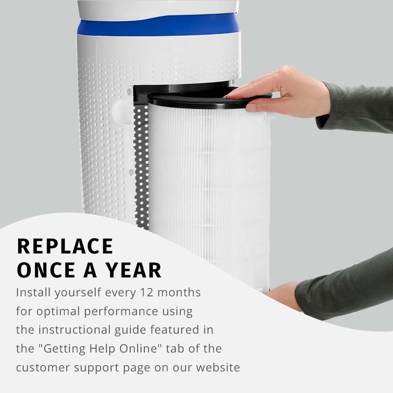 هوميديكس بديل فلتر جهاز تنقية الهواء من نوع HEPA ثلاثي الوظائف من TotalClean، متوافق مع أجهزة تنقية الهواء AP-T30 وAP-T30WT، يلتقط الجسيمات المجهرية المحمولة في الهواء - Image 4