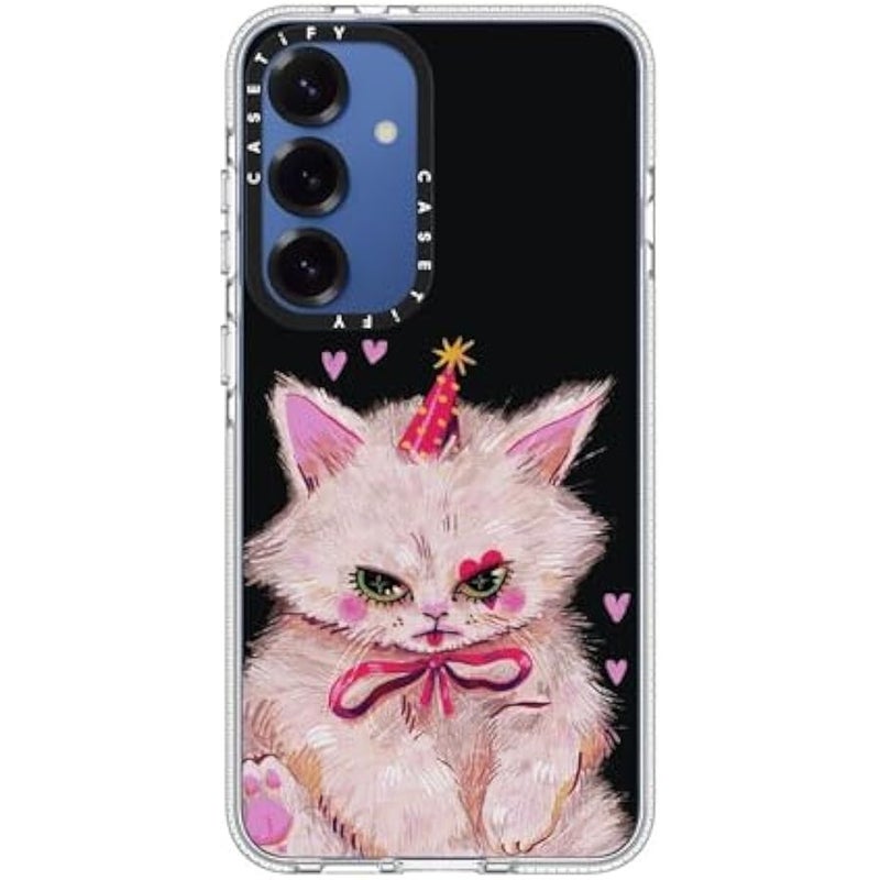 CASETIFY Magnetic Clear Galaxy S25+ Case 【Compatible with Magsafe】 - Clown Kitty - Image 4