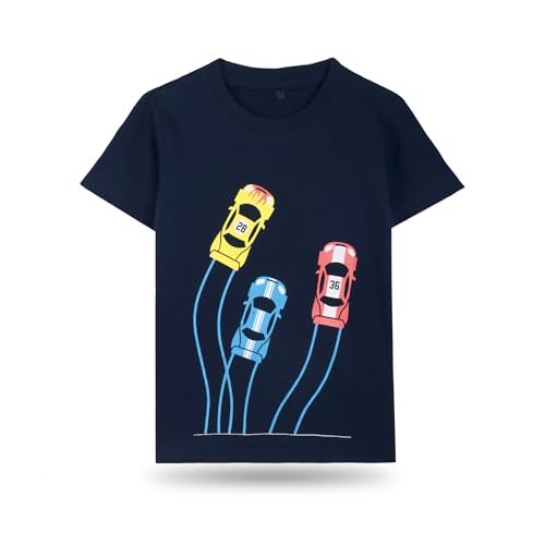 T2F Boy's Cotton Printed Regular Fit T-Shirt (Pack 0f 5) - Image 3