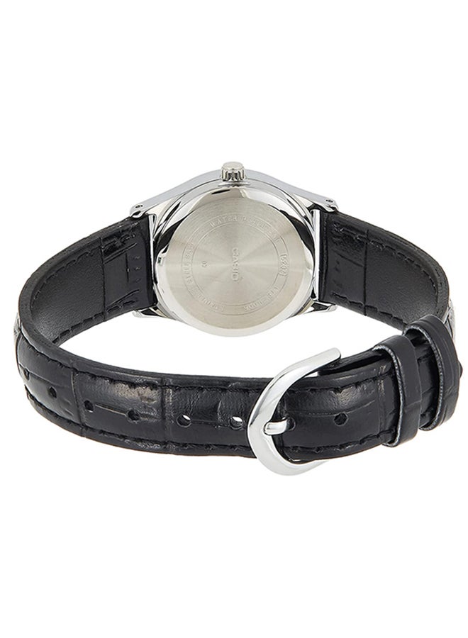 CASIO Women Leather Analog Wrist Watch LTP-V006L-1BUDF - Image 2