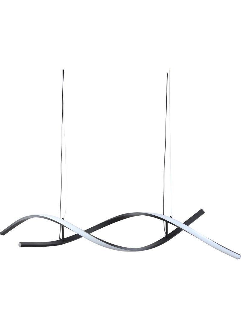 Hummer Modern black chandelier with 3 light modes, 42 watts - Image 4