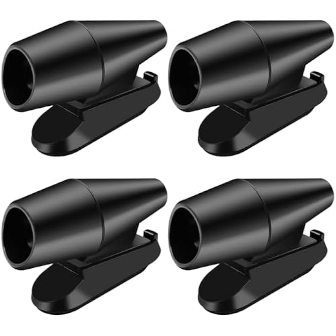 rayihni 4 Pcs Deer Whistles for Vehicles, Ultrasonic & Wind Activated Deer Warning Whistles Device for Car, Animal Alert Warning Device with Adhesive Tape for Truck Car and Motorcycle Avoid Collision Wildlife - Image 1