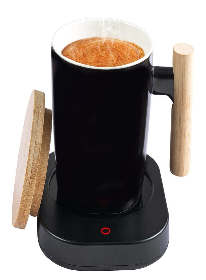 HOWAY Coffee Warmer & Mug Set, Cup Heater for Desk Temperature Control and Smart Auto Shut Off, 14oz, Two temperatures - Image 1
