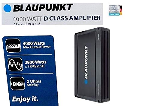 Blaupunkt بلوبانكت AMP4000D AMP4000D مضخم صوت أحادي من فئة D بقدرة قصوى 4,000 واط مع جهاز تحكم في الصوت المنخفض - Image 3