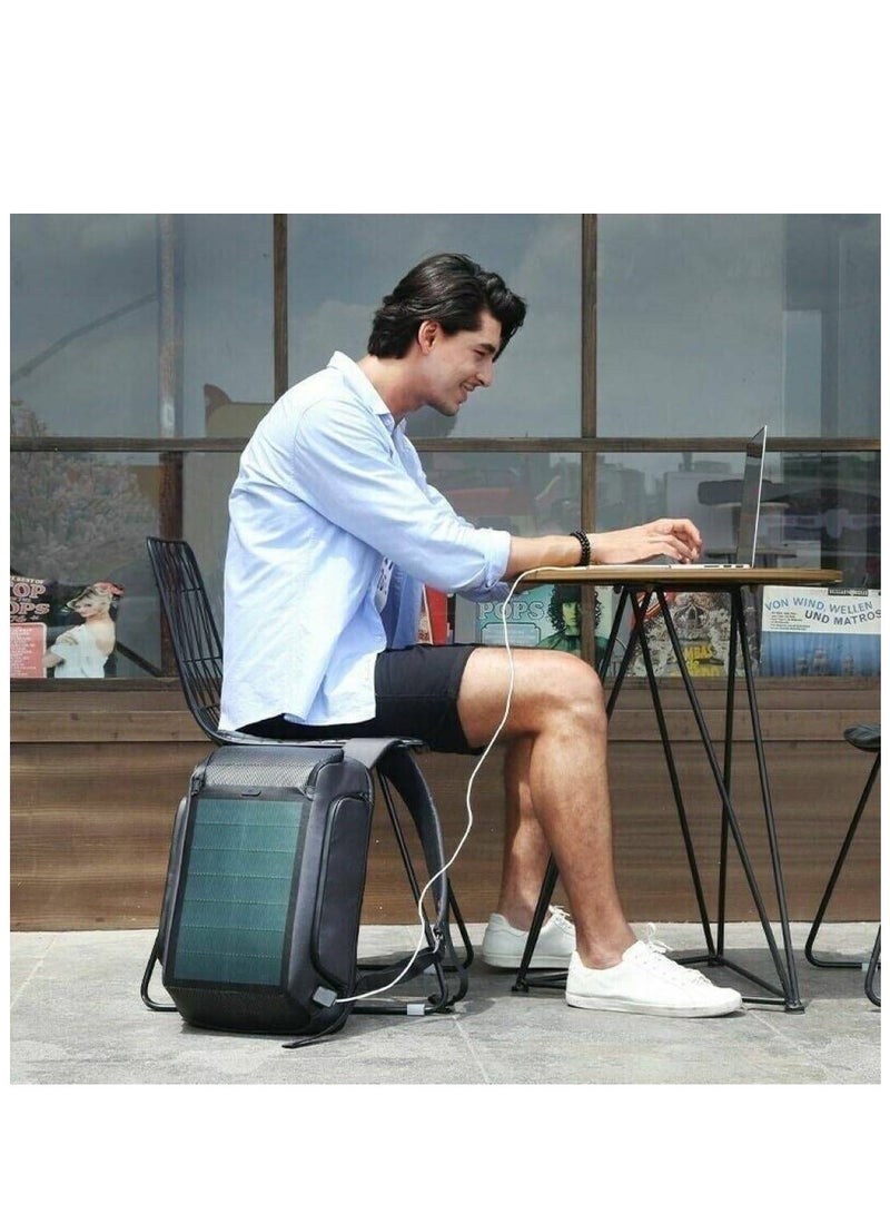 Solar Powered Backpack Charge on the Go with Versatile Power & Storage SKU: 198375 - Image 4