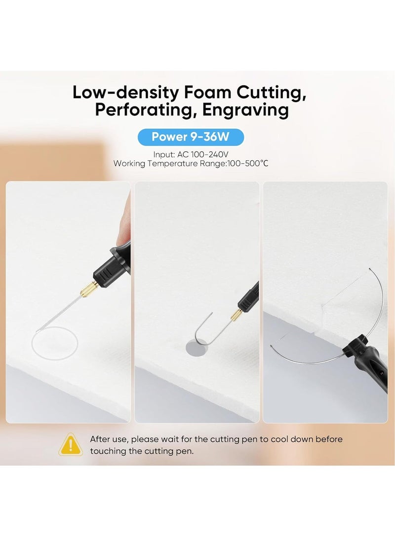 KADIP 4-in-1 Hot Wire Foam Cutter Set with Digital Voltage Controller - UK Plug - Image 3