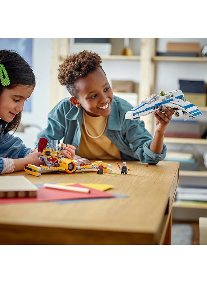 LEGO Star Wars: Ahsoka New Republic E-Wing Vs. Shin Hati’S Starfighter 75364 Building Toy Set; Fun Gift Idea For Kids Aged 9 And Over; Buildable Playset Featuring 2 Starfighters And 5 Characters (1,056 Pieces)  - Image 2