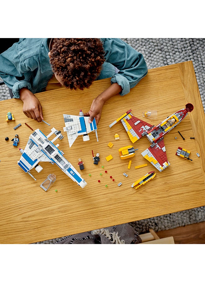 LEGO Star Wars: Ahsoka New Republic E-Wing Vs. Shin Hati’S Starfighter 75364 Building Toy Set; Fun Gift Idea For Kids Aged 9 And Over; Buildable Playset Featuring 2 Starfighters And 5 Characters (1,056 Pieces)  - Image 3